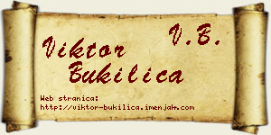 Viktor Bukilica vizit kartica